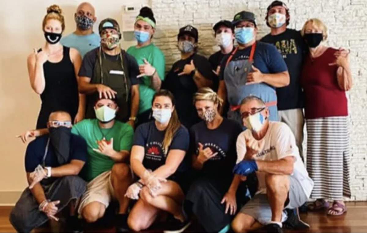 photo of chefs in the Lahaina Fires Collective 