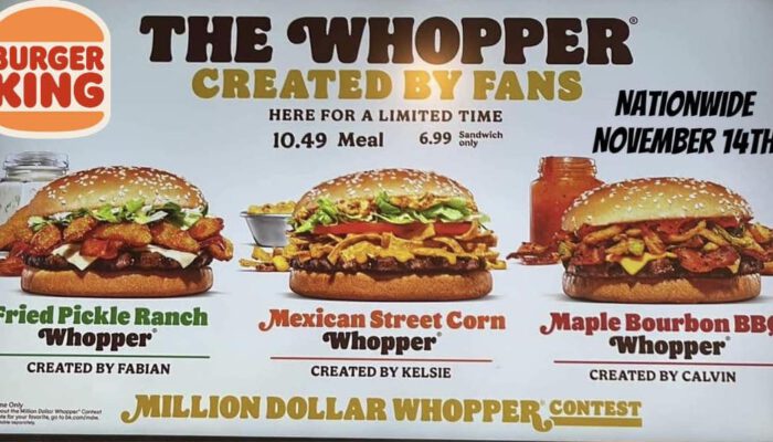 Burger King Unveiled 3 New Whoppers