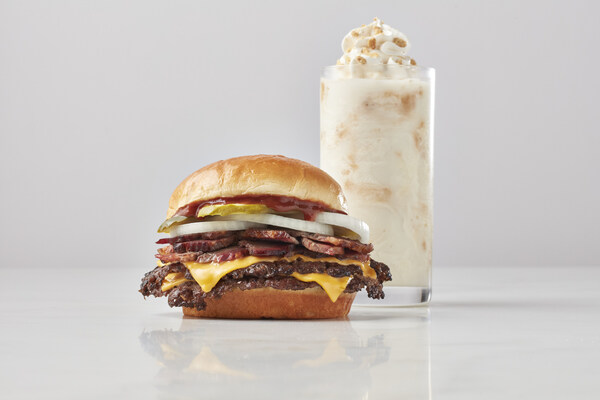 Freddy's BBQ Brisket Steakburger and Key Lime Pie Concrete
