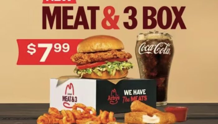 Arby's $7.99 Meat & 3 Box