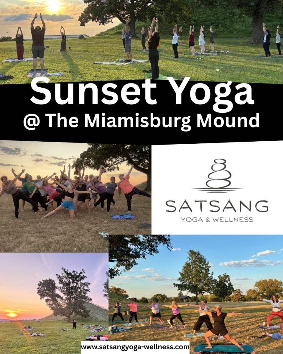 Sunset Yoga at the  Mound!